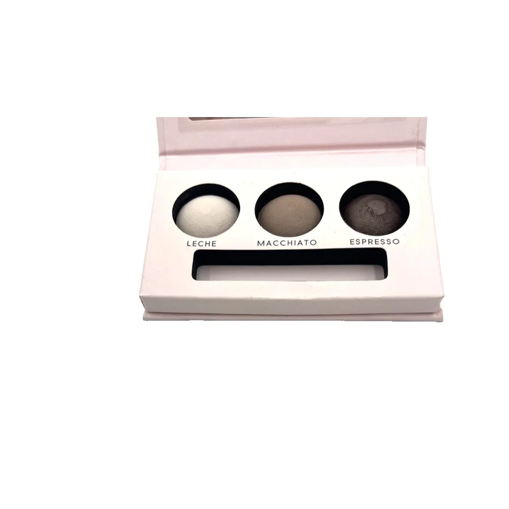 Laura Geller Eye Shadow Three Palette Leche Macchiato Espresso 0.01 oz‎ No Box